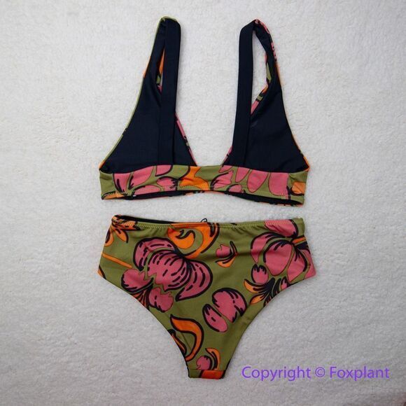 New! Set! Seea Brasilia Reversible Bikini Top and Bottom , Freya, size XS - Picture 10 of 16